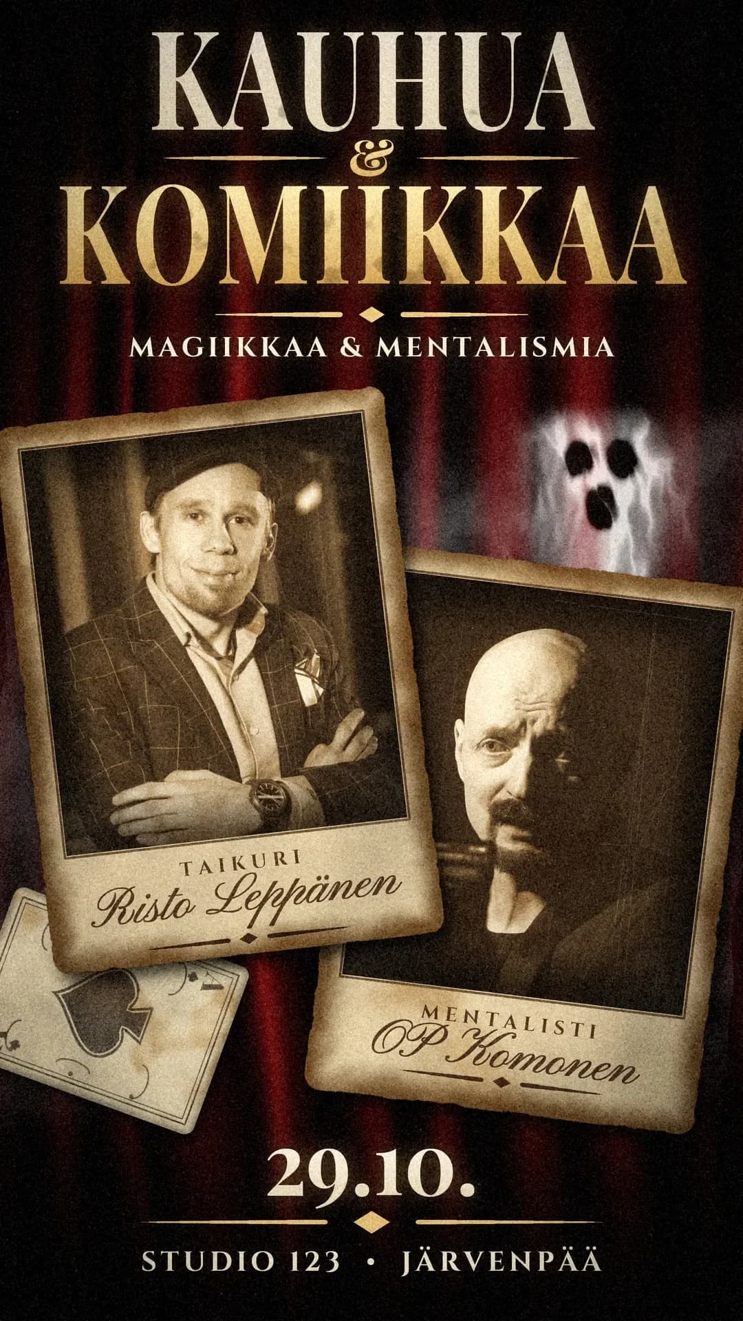 KAUHUA & KOMIIKKAA – MAGIIKKAA & MENTALISMIA