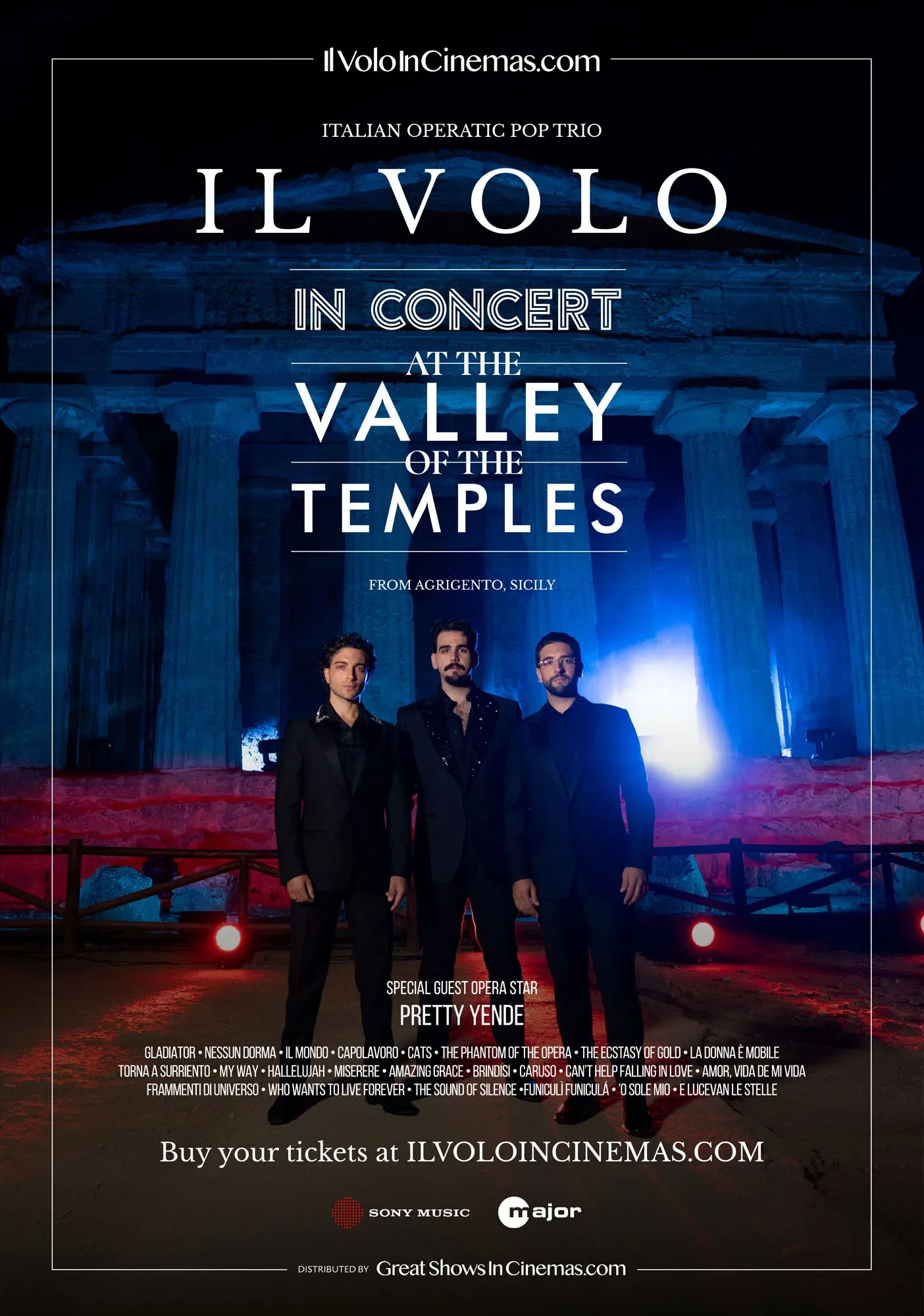 Il Volo at the Valley of the Temples
