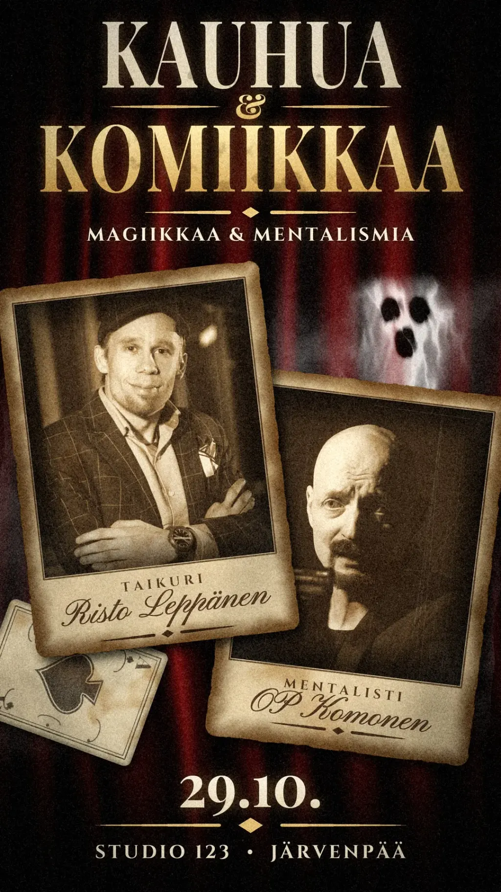 KAUHUA & KOMIIKKAA – MAGIIKKAA & MENTALISMIA